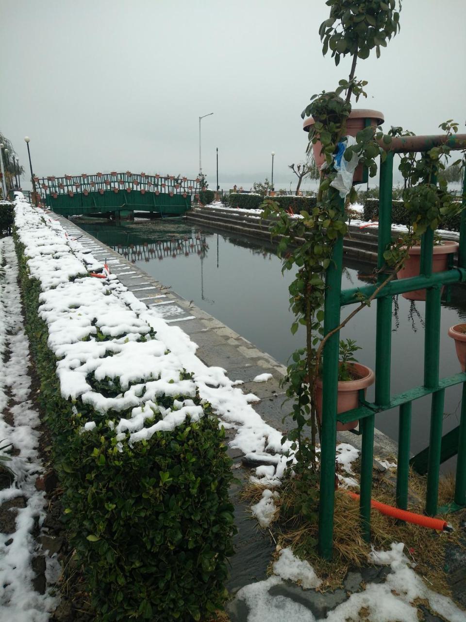 Houseboat Young Snow View Front Line Dal Lake Срінагар Екстер'єр фото